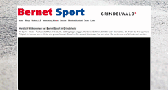 Desktop Screenshot of bernet-sport.ch