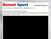 Tablet Screenshot of bernet-sport.ch